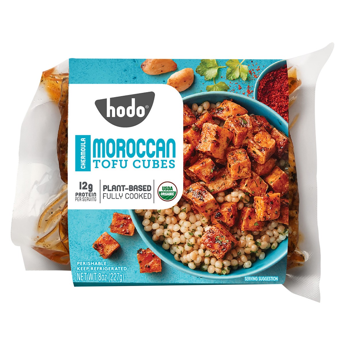 slide 3 of 6, Hodo Moroccan Chermoula Tofu Cubes 8 oz, 8 oz