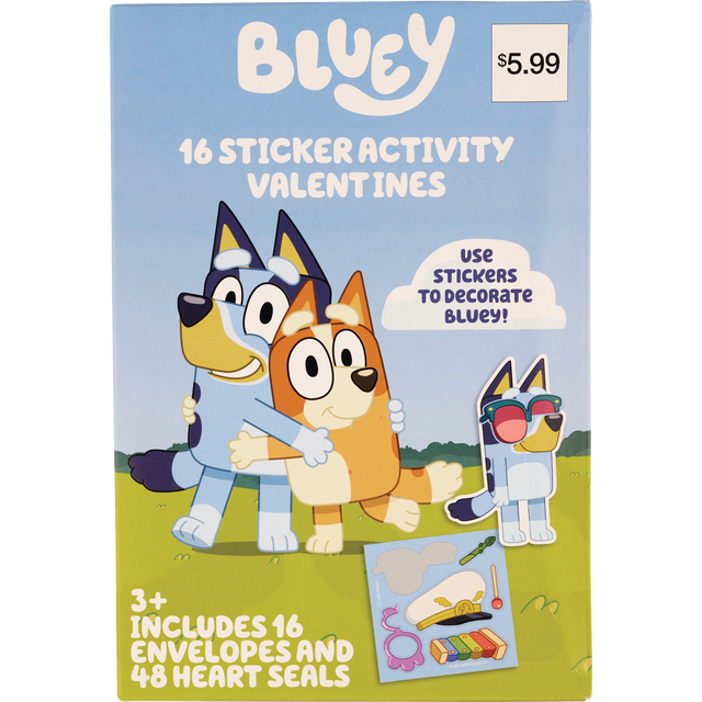 slide 1 of 1, PAPER MAGIC Bluey Sticker Activity, 1 ct