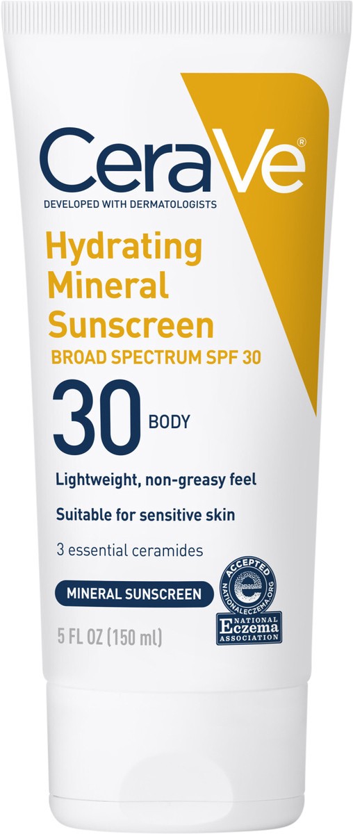 slide 7 of 7, CeraVe Hydrating Sunscreen Body SPF 30, 5 oz