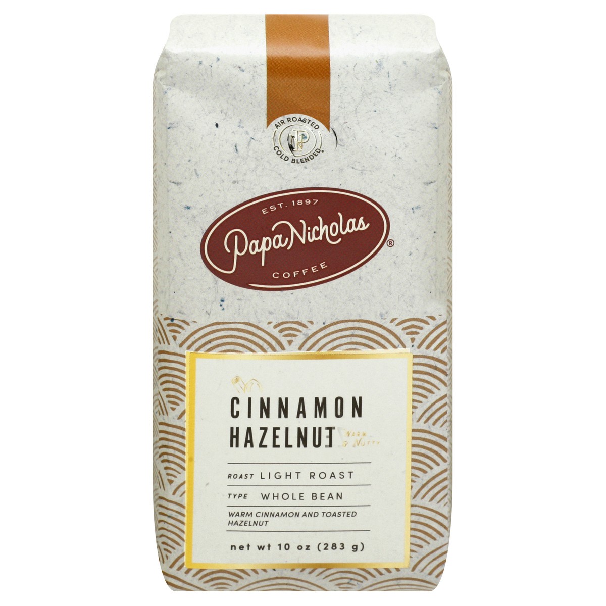 slide 1 of 1, PapaNicholas Bean Cinnamon Hazelnut Coffee, 10 oz