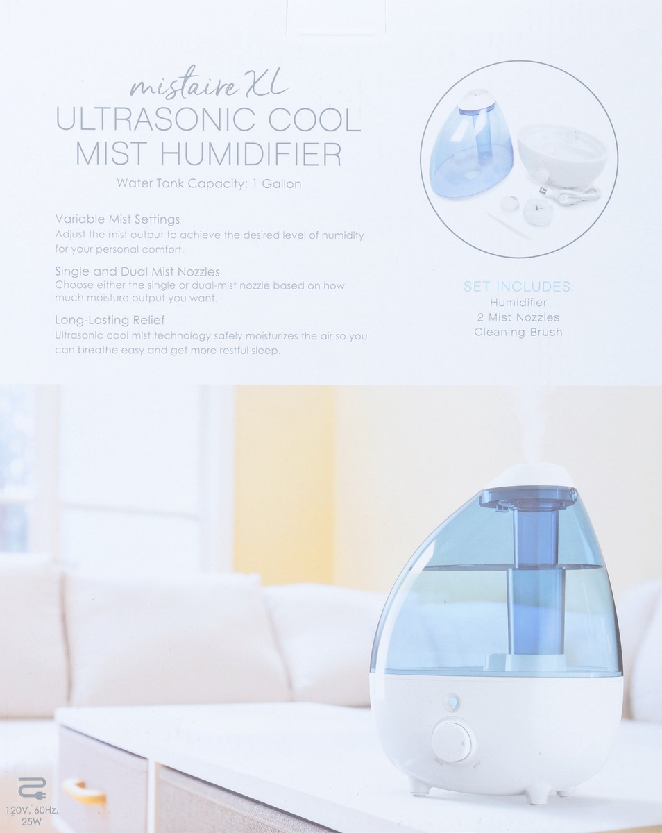 slide 11 of 12, Pure Enrichment Mistaire XL Ultrasonic Cool Mist Humidifier 1 ea, 1 ct