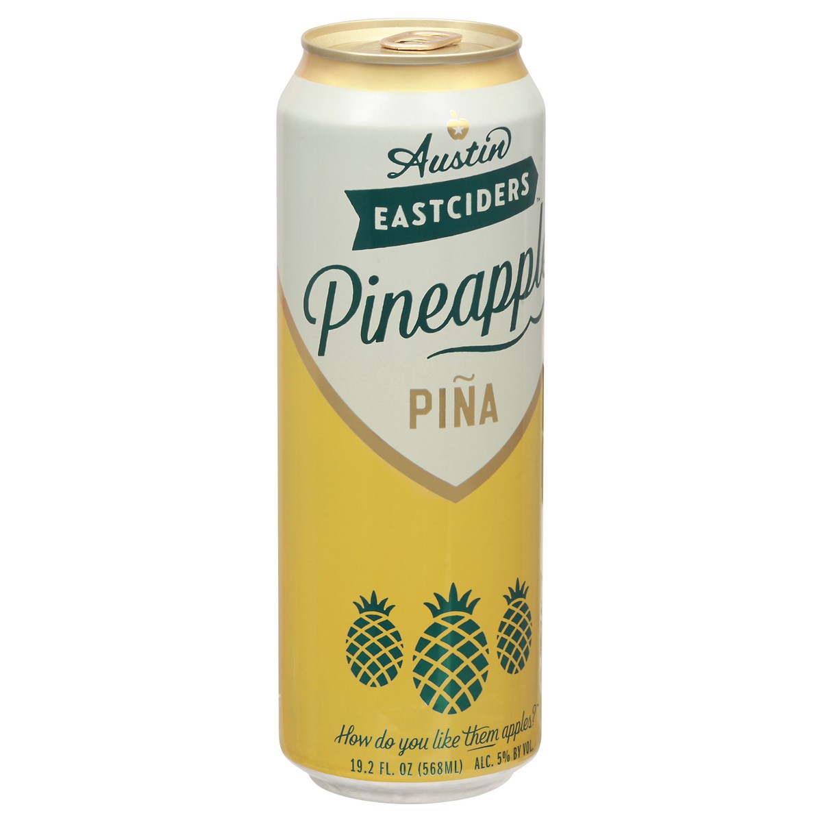 slide 9 of 9, Austin Eastciders Pineapple Beer 19.2 fl oz Can, 19.20 fl oz