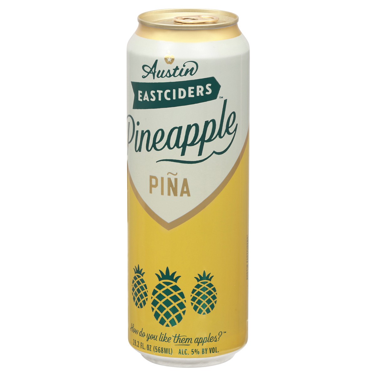 slide 4 of 9, Austin Eastciders Pineapple Beer 19.2 fl oz Can, 19.20 fl oz