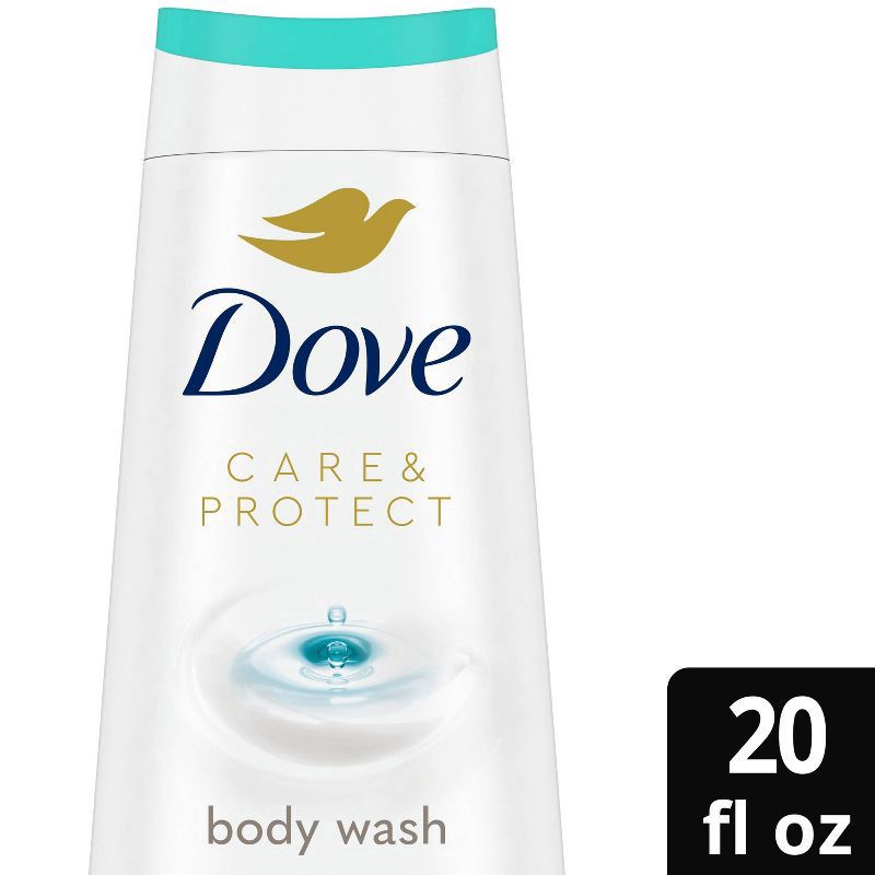 slide 1 of 4, Dove Care & Protect Body Wash Antibacterial, 22 oz, 22 oz