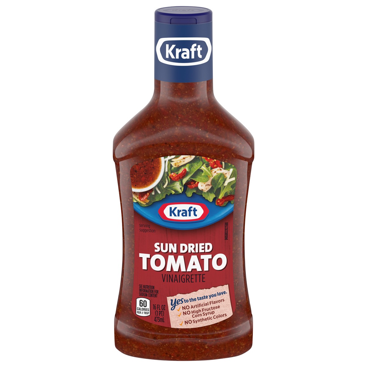 slide 10 of 15, Kraft Sun Dried Tomato Vinaigrette Salad Dressing, 16 fl oz Bottle, 16 fl oz