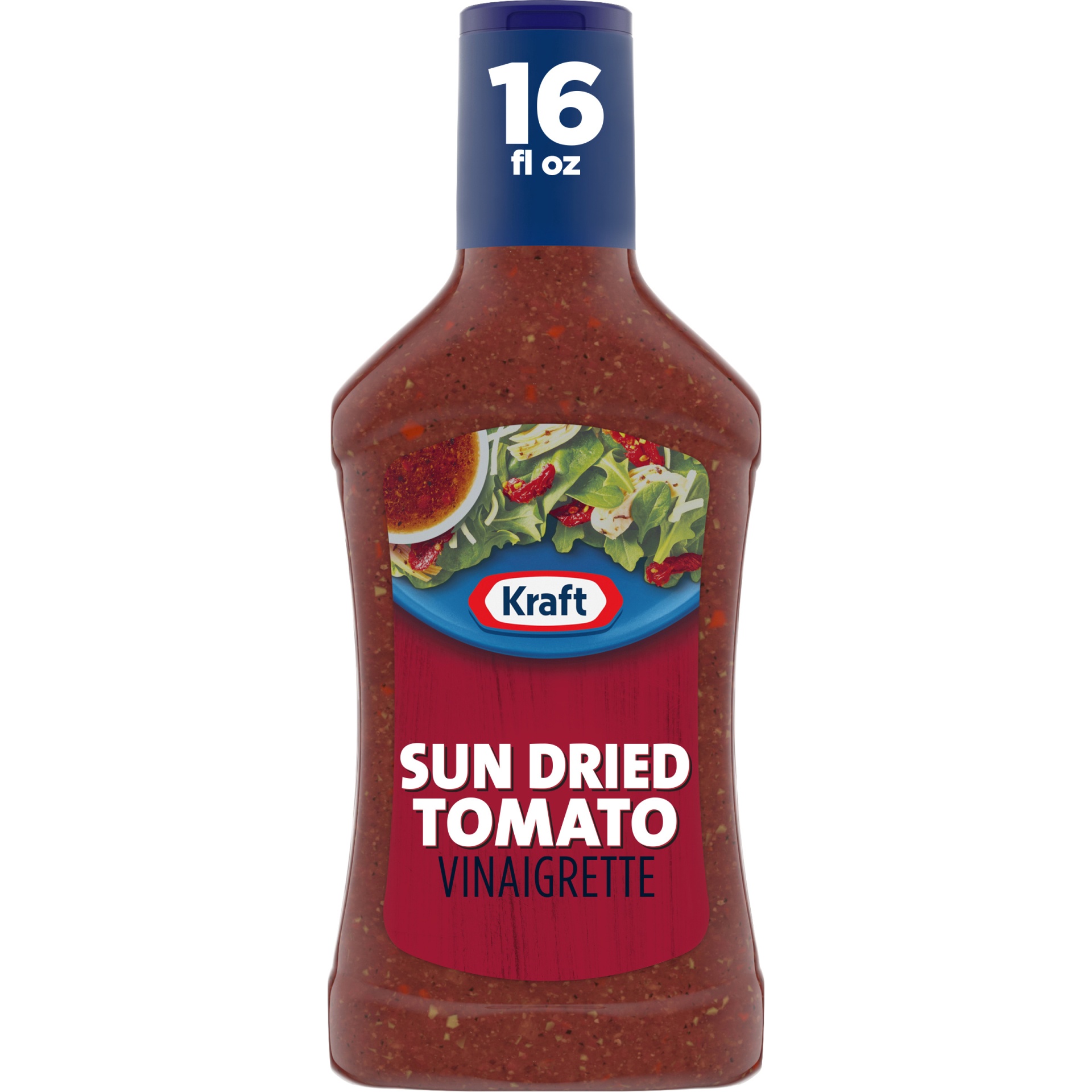 slide 1 of 7, Kraft Sun Dried Tomato Vinaigrette Salad Dressing Bottle, 16 fl oz