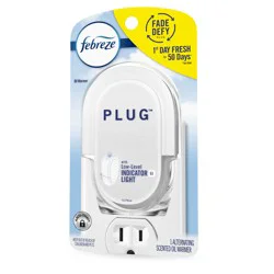 Febreze Plug In Air Freshener, Odor-Fighting Scented Oil Warmer Device, 1 Count