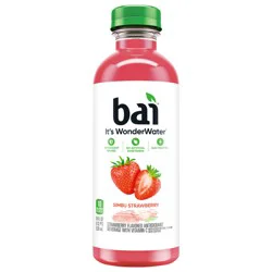 Dr Pepper Bai Antioxidant Infused Water Beverage, Simbu Strawberry, 18 fl oz Bottle