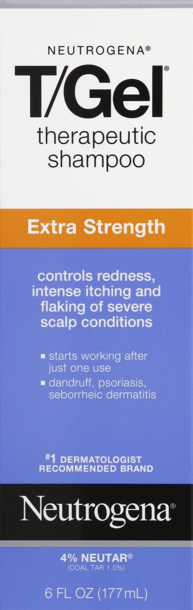 slide 5 of 6, Neutrogena Shampoo, Therapeutic, Extra Strength, 6 fl oz