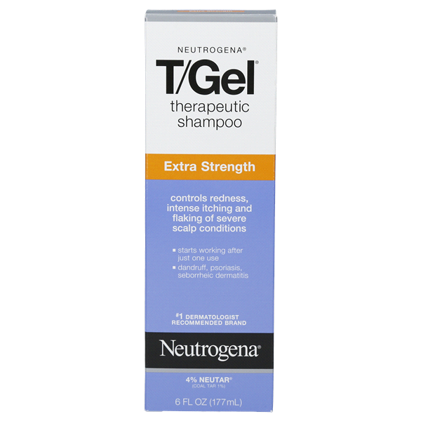 slide 1 of 6, Neutrogena Shampoo, Therapeutic, Extra Strength, 6 fl oz