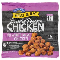 Hill Country Fare Heat & Eat Frozen Breaded Popcorn Chicken