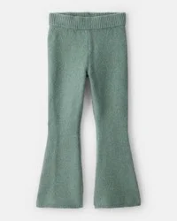 Oshkosh Girls Flared Sweater Knit Pants - Green Green 4
