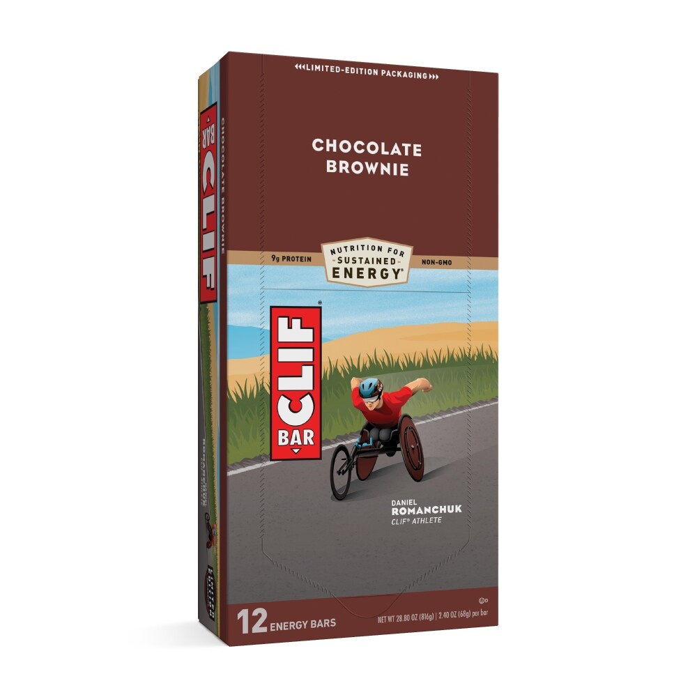 slide 1 of 1, CLIF Chocolate Brownie Energy Bars, 12 ct; 2.4 oz
