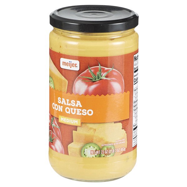 slide 8 of 29, Meijer Salsa Con Queso, 23 oz