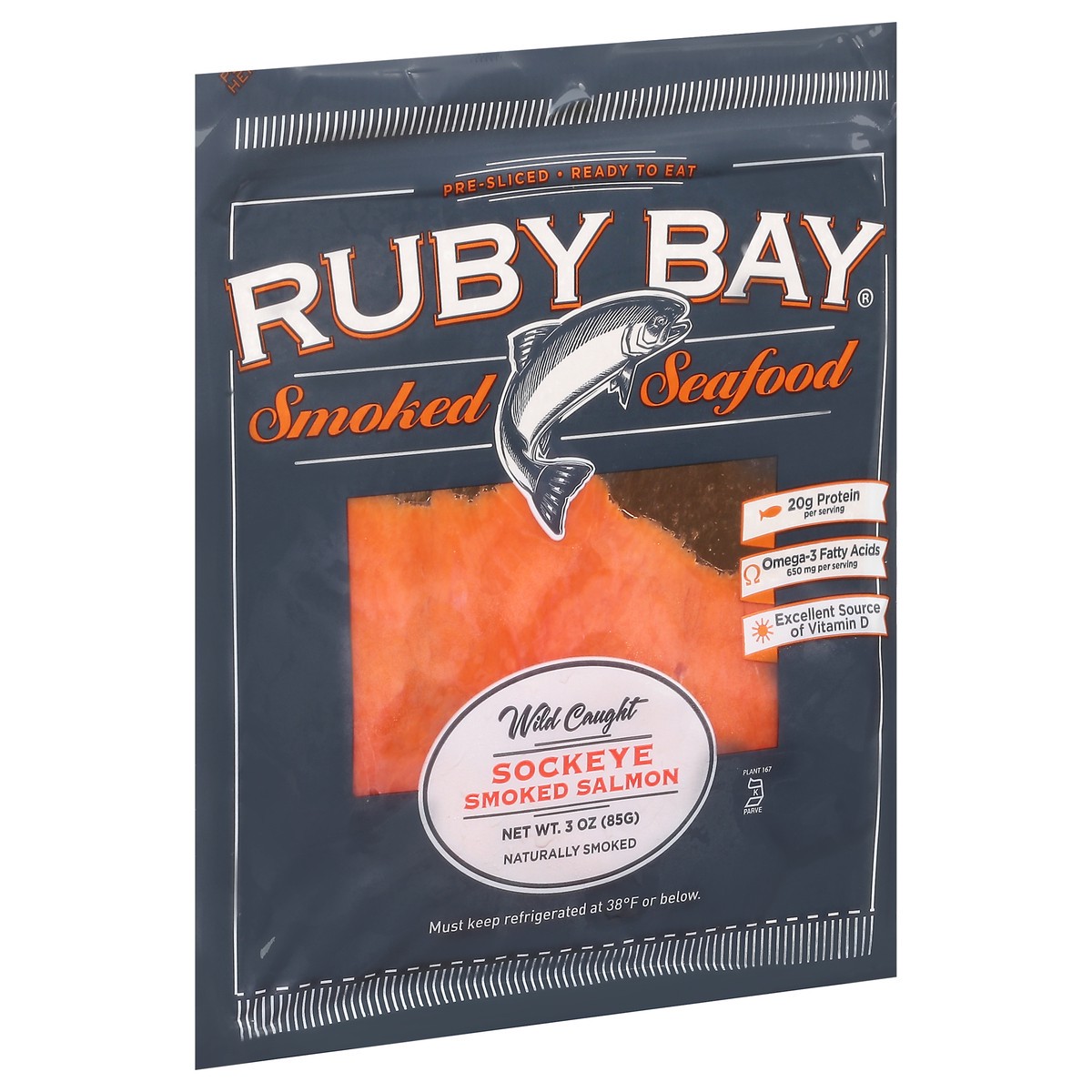 slide 9 of 12, Ruby Bay Sockeye Smoked Salmon 3 oz, 3 oz