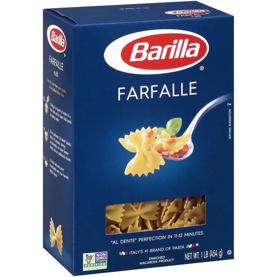 slide 2 of 8, Barilla Farfalle Pasta, 16 oz
