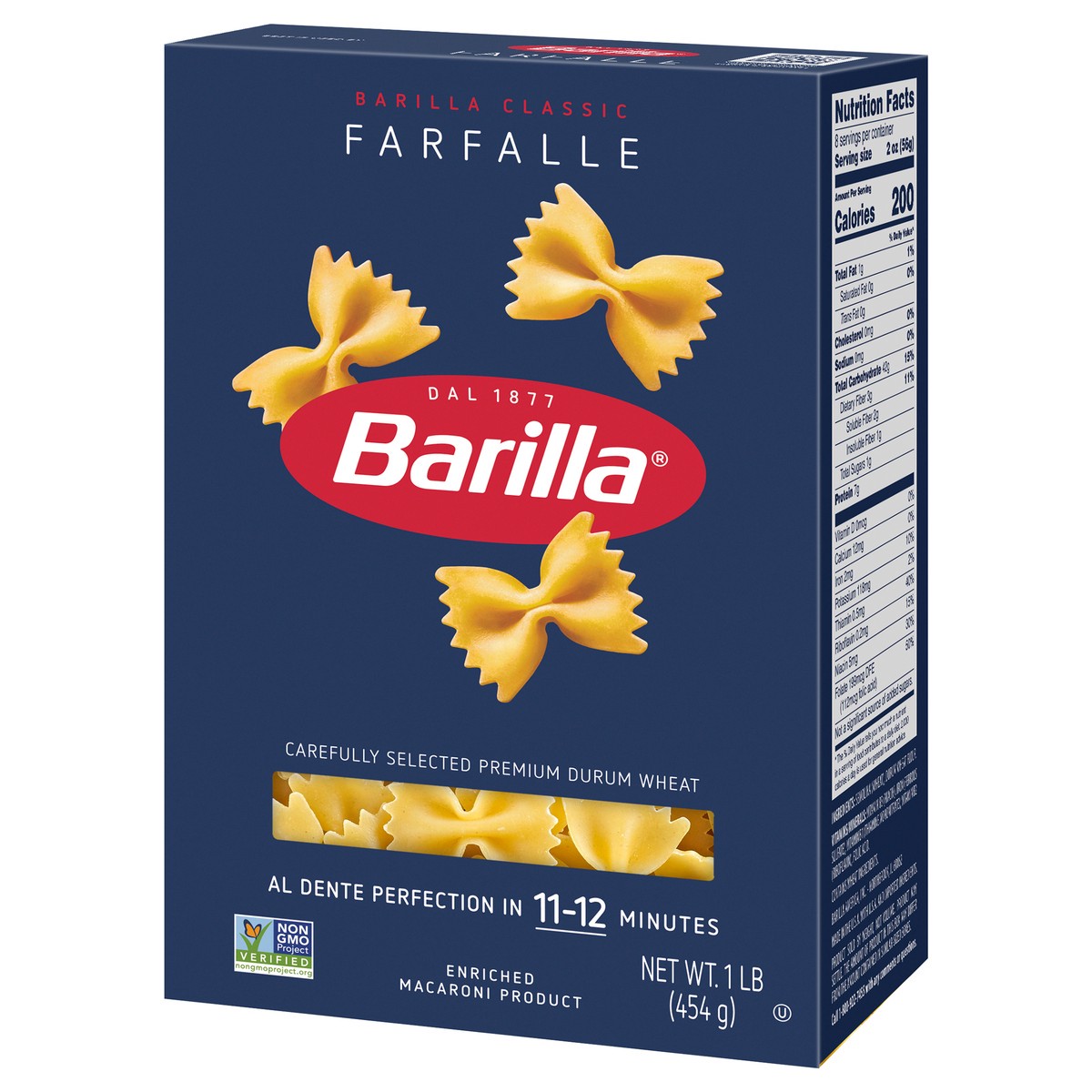 slide 3 of 9, Barilla Farfalle Pasta, 16 oz