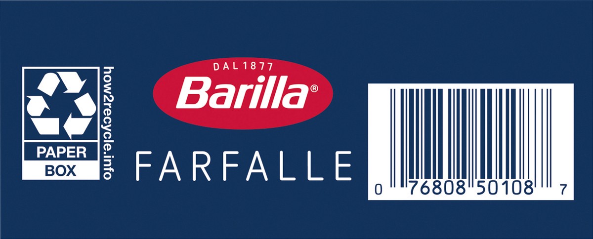 slide 4 of 9, Barilla Farfalle Pasta, 16 oz