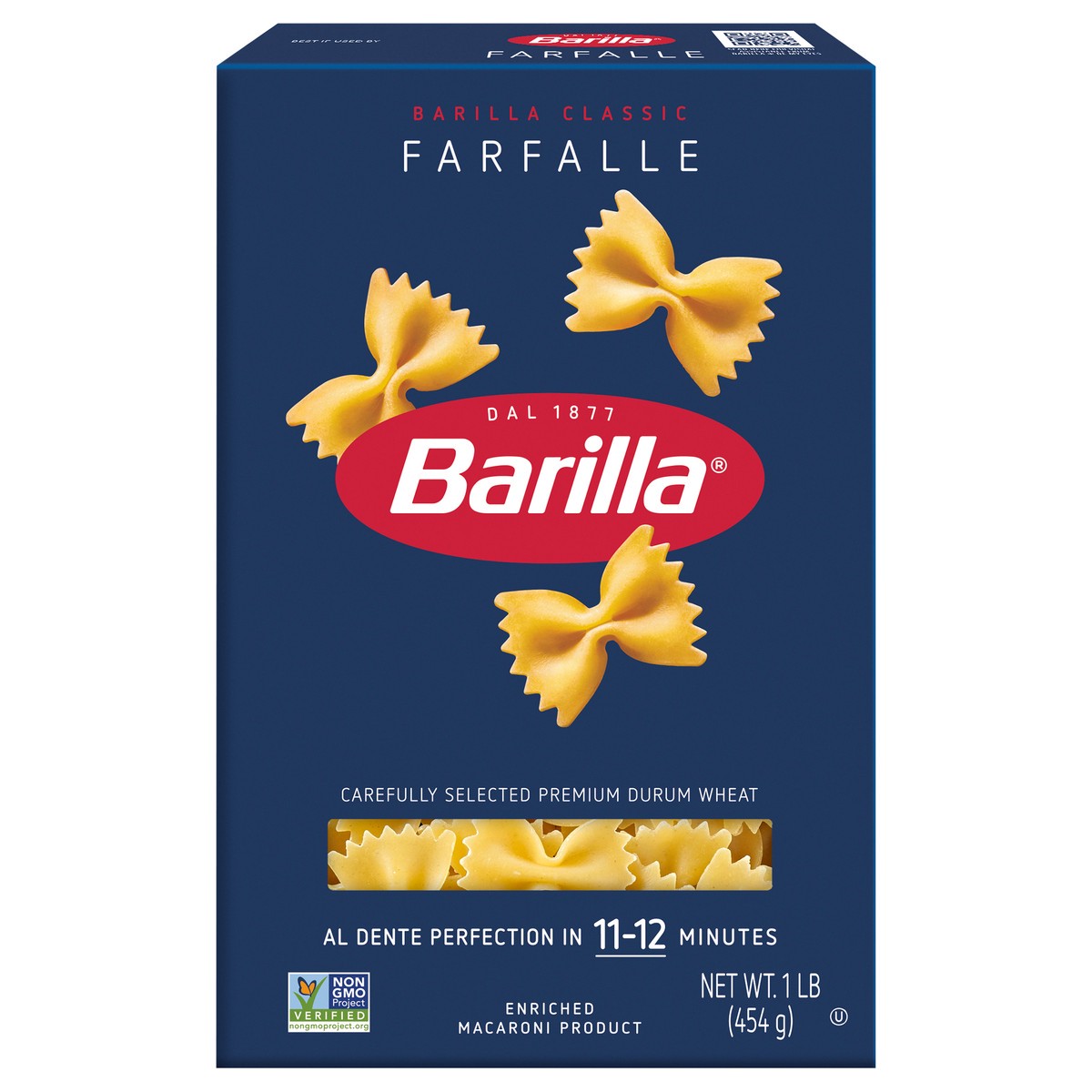 slide 1 of 9, Barilla Farfalle Pasta, 16 oz