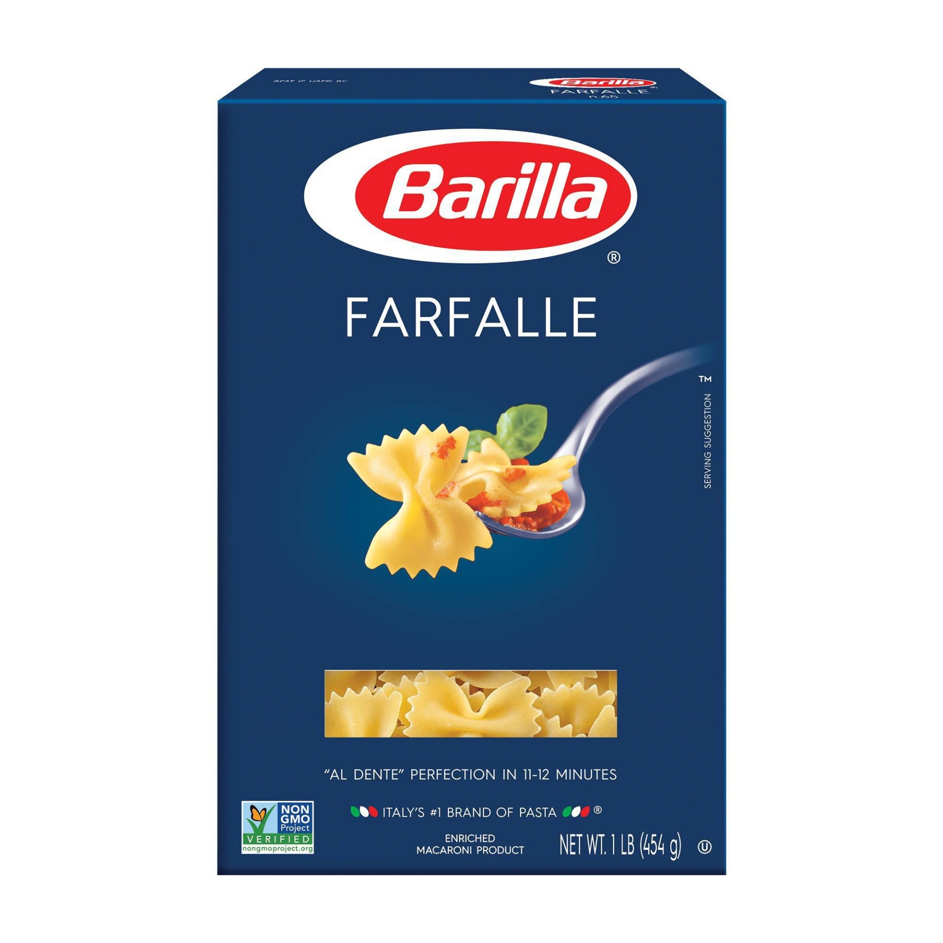 slide 1 of 8, Barilla Farfalle Pasta, 16 oz