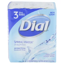 Dial Spring Water Antibacterial Deodorant Bar Soap