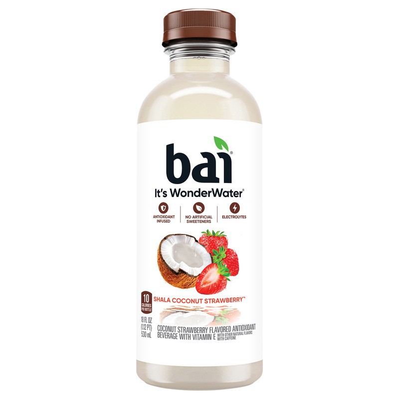slide 1 of 1, Bai Shala Coconut Strawberry, 18 oz