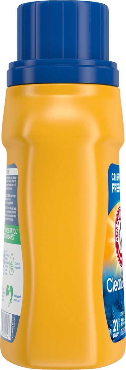 slide 5 of 12, ARM & HAMMER Clean Simple, 21 Loads Liquid Laundry Detergent, 27.5 Fl oz, 1 ct