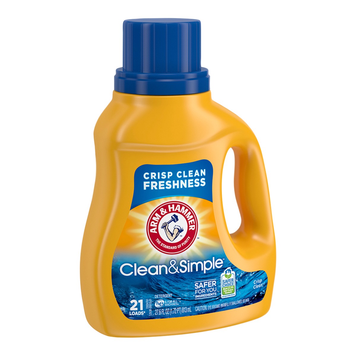 slide 4 of 12, ARM & HAMMER Clean Simple, 21 Loads Liquid Laundry Detergent, 27.5 Fl oz, 1 ct