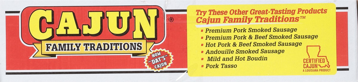 slide 11 of 14, Cajun Smoked Green Onion Sausage Family Pack 3 lb, 3 lb