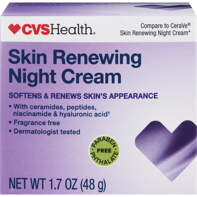 slide 1 of 1, Cvs Beauty Skin Renewing Night Cream, 1.7 Oz, 1.7 oz