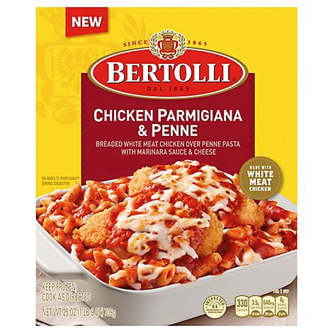 slide 1 of 1, Bertolli Chicken Parmigiana Frozen Dinners Entrees 25 Oz - 25 OZ, 25 oz