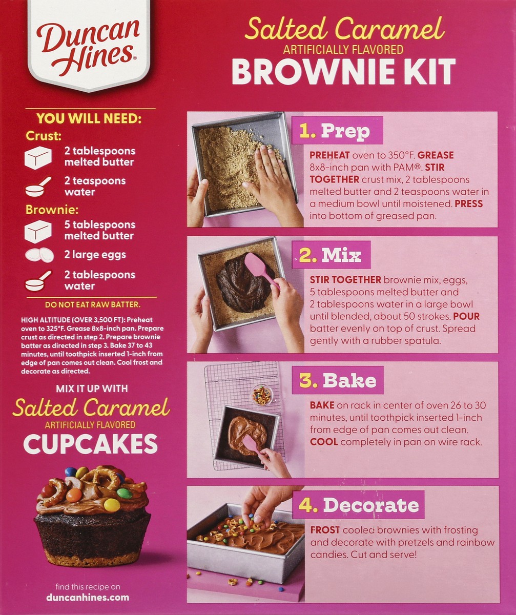 slide 7 of 10, Duncan Hines Epic Salted Caramel Brownie Kit 32.16 oz, 32.16 oz