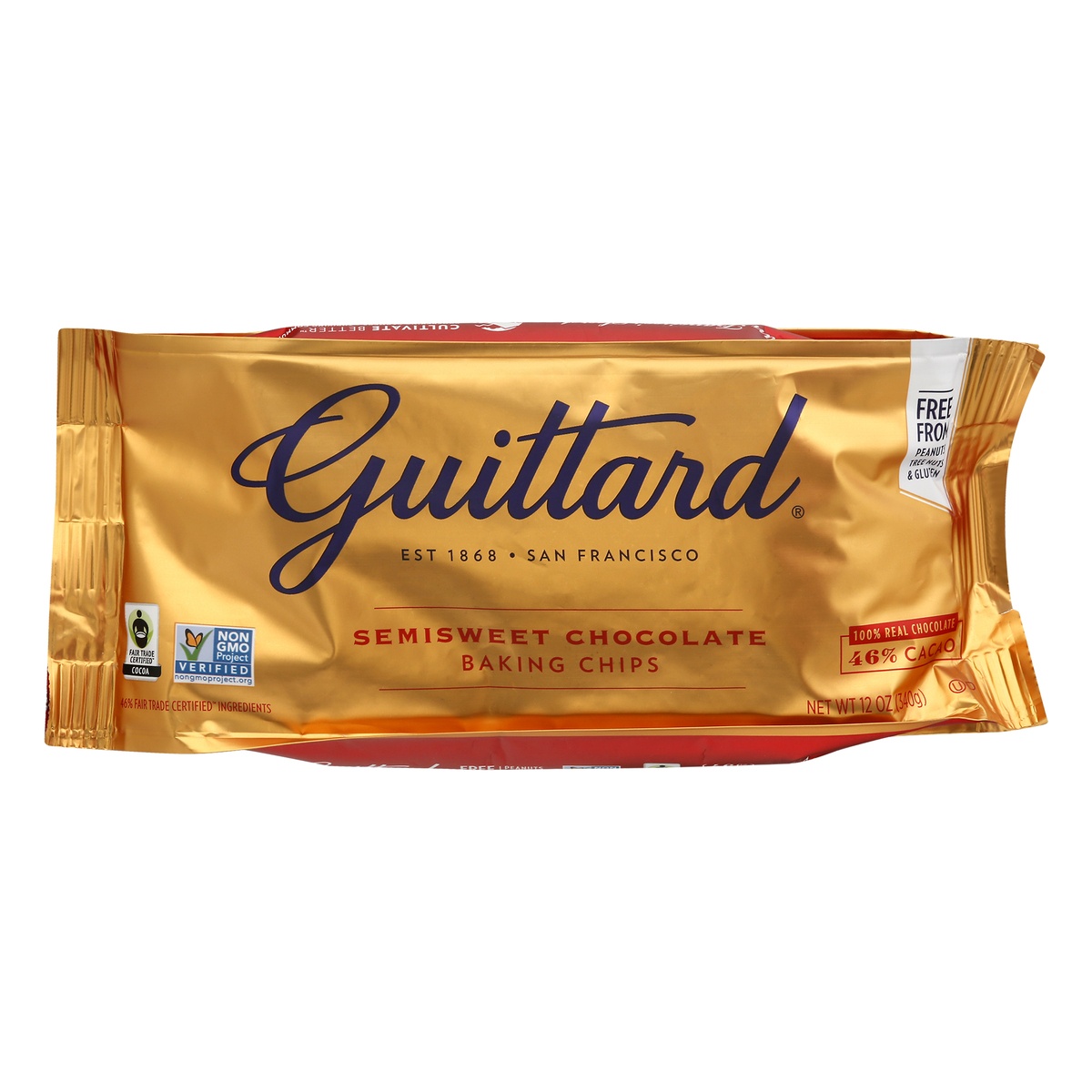 slide 1 of 1, Guittard Semisweet Chocolate Baking Chips - 12oz, 12 oz