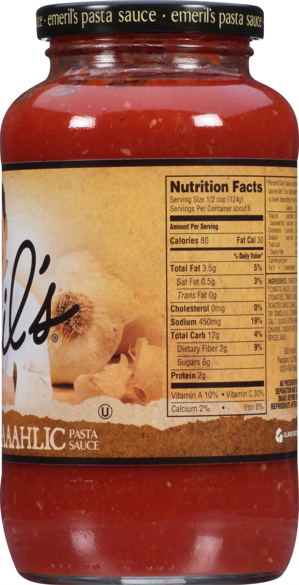 Emeril's Roasted Gaaahlic Pasta Sauce 25 oz Shipt