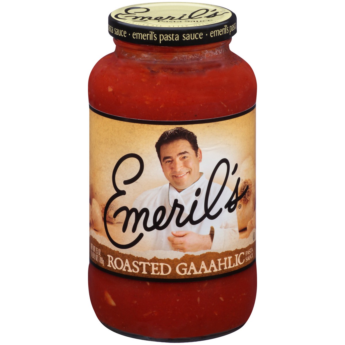 slide 1 of 6, Emeril's Gaaahlic Pasta Sauce, 25 oz