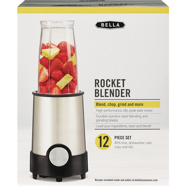 slide 1 of 1, Bella Rocket Blender 12 Piece Set, 1 ct