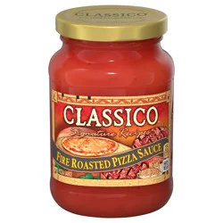 Classico Signature Recipes Fire Roasted Pizza Sauce, 14 oz Jar