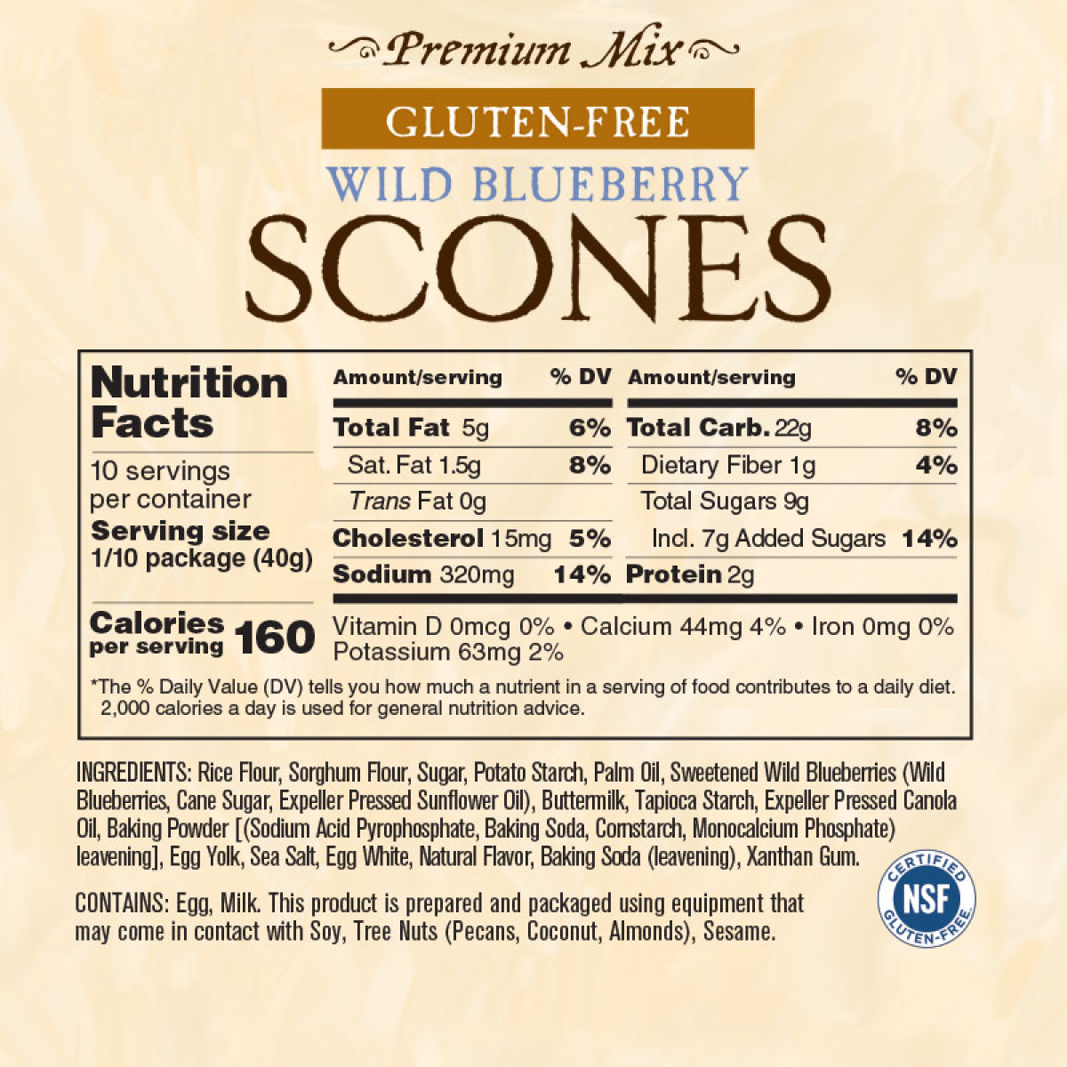 slide 3 of 5, Sticky Fingers Blueberry Scone Mix, 16 oz