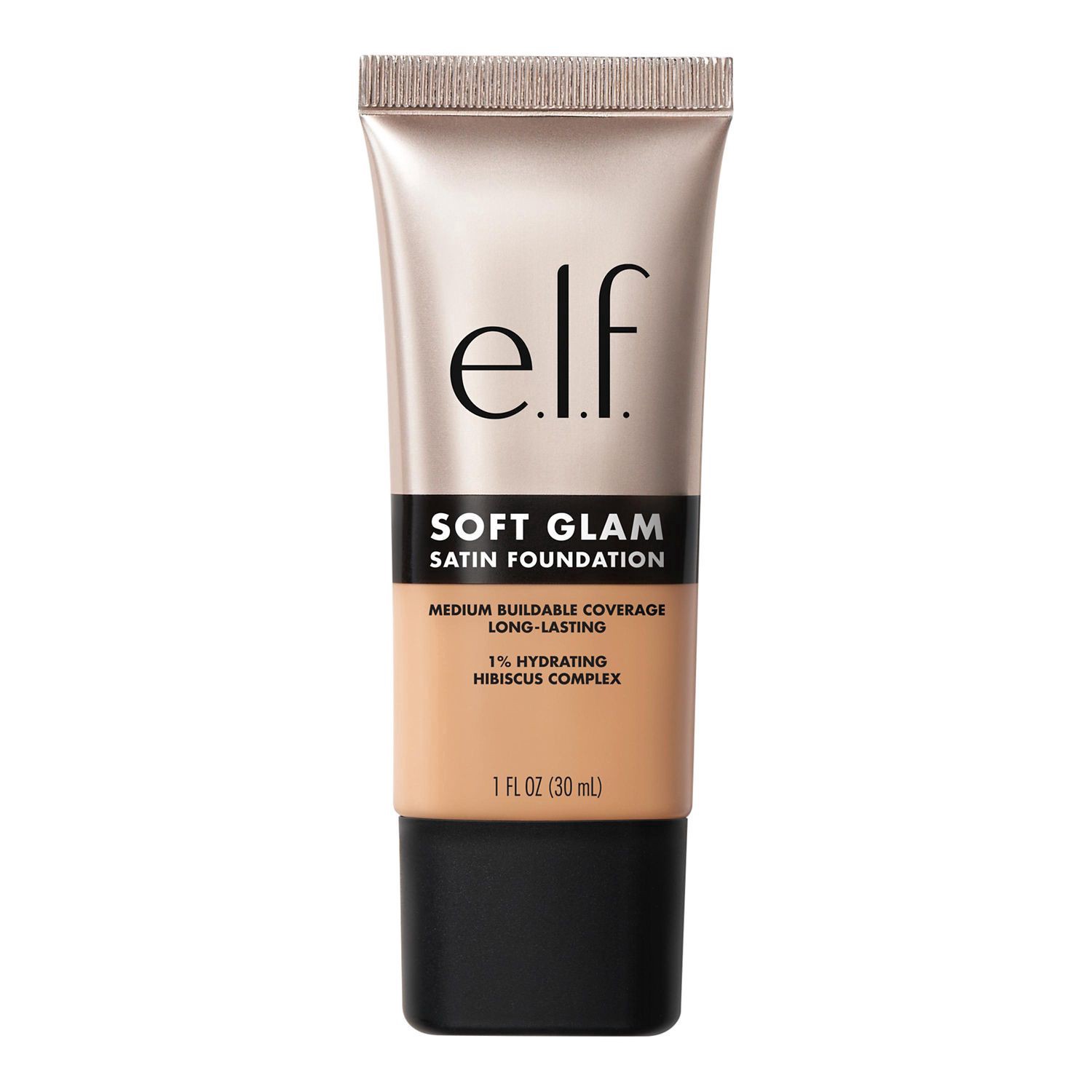 slide 1 of 1, ELF E.L.F. Cosmetics Soft Glam Satin Foundation, 31 Medium Neutral, 1 oz