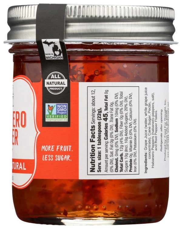 slide 6 of 9, Food For Thought Habanero Jelly, 9 oz