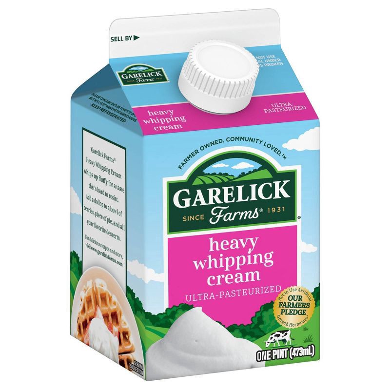 slide 6 of 8, Garelick Farms DairyPure Heavy Whipping Cream - 16 fl oz (1pt), 16 fl oz, 1 pint