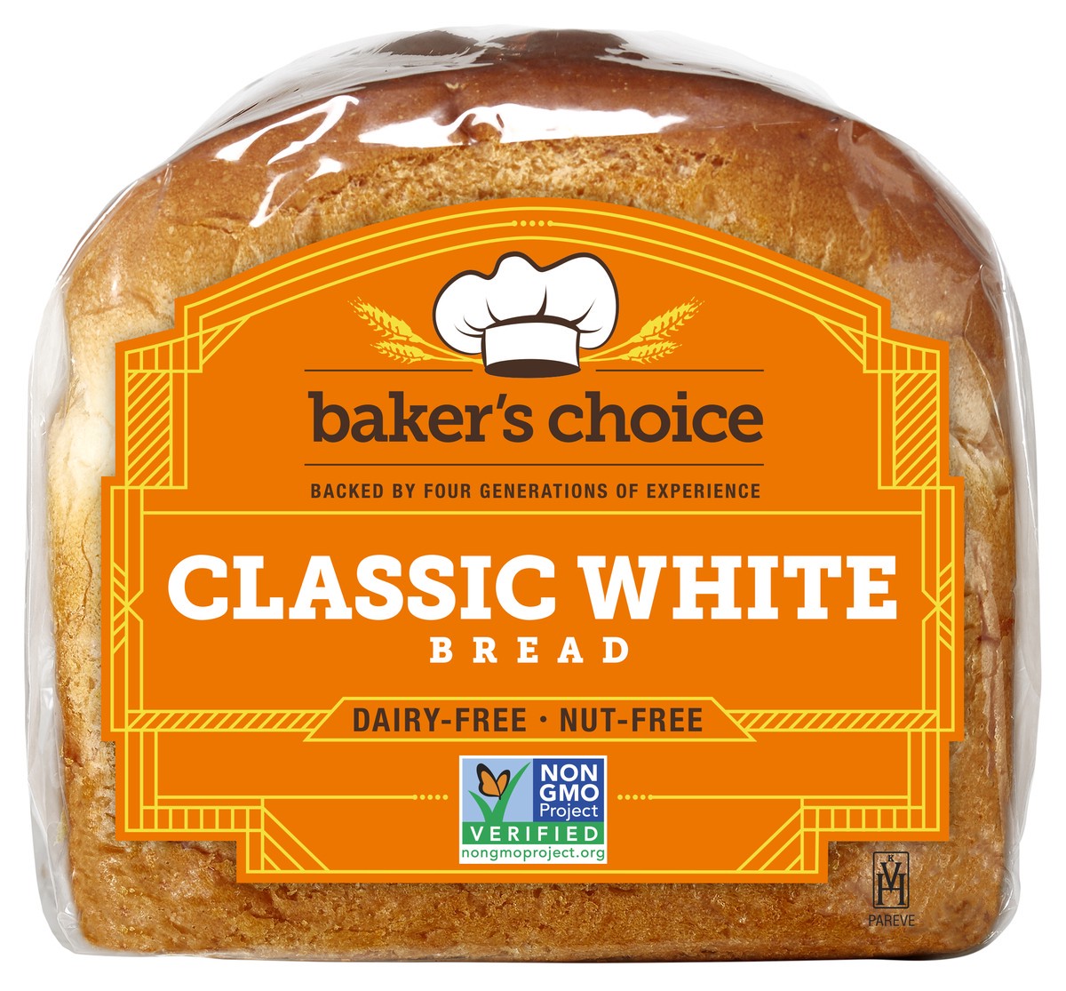 slide 8 of 8, Baker's Choice White Bread, 16 oz