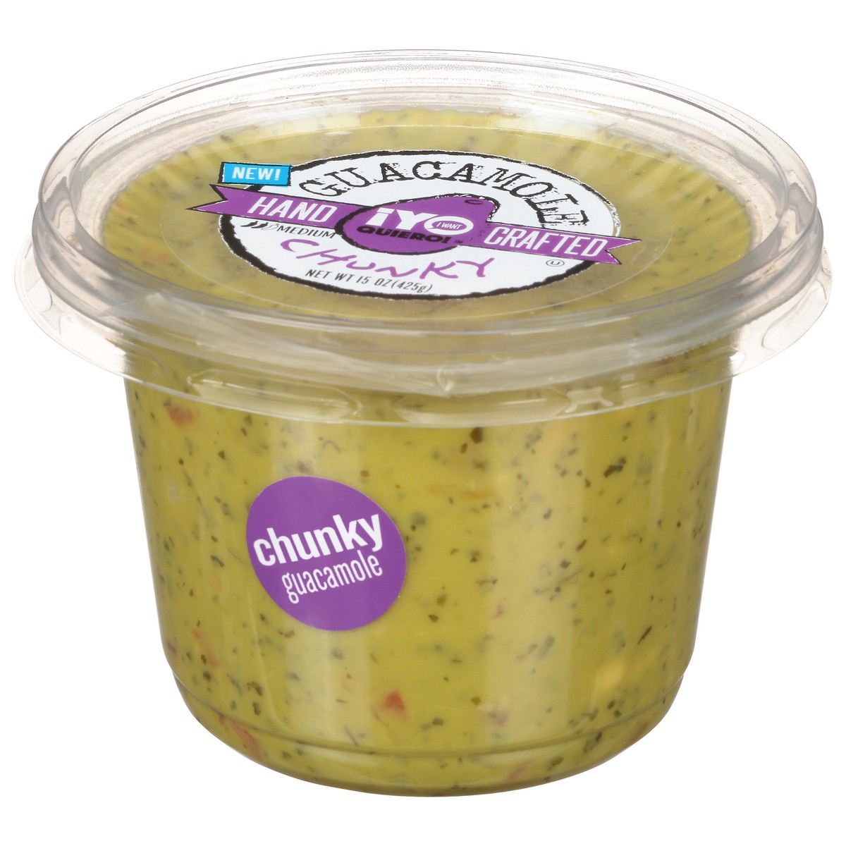 slide 7 of 12, ¡Yo Quiero! Chunky Medium Guacamole 15 oz, 15 oz