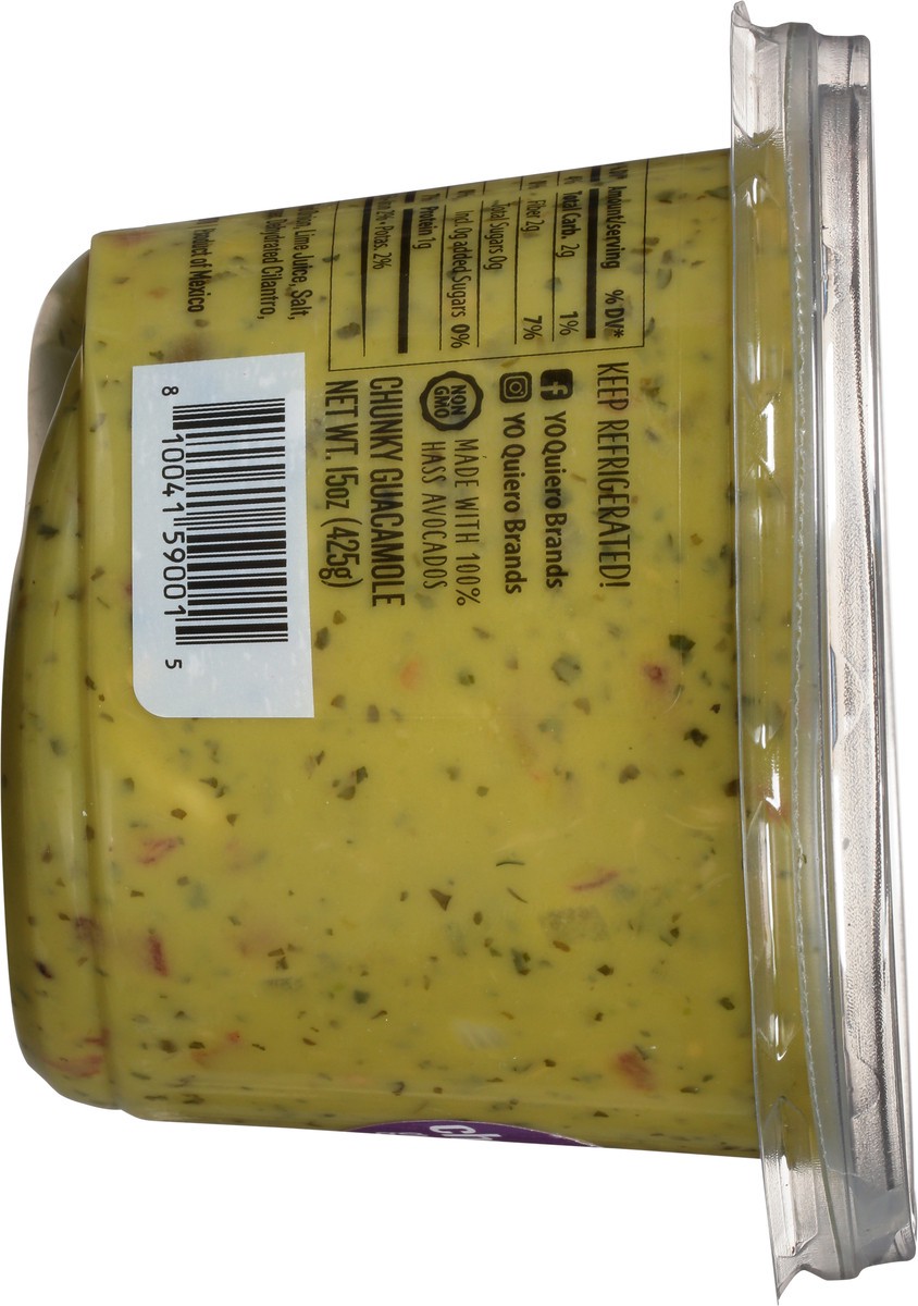 slide 9 of 12, ¡Yo Quiero! Chunky Medium Guacamole 15 oz, 15 oz