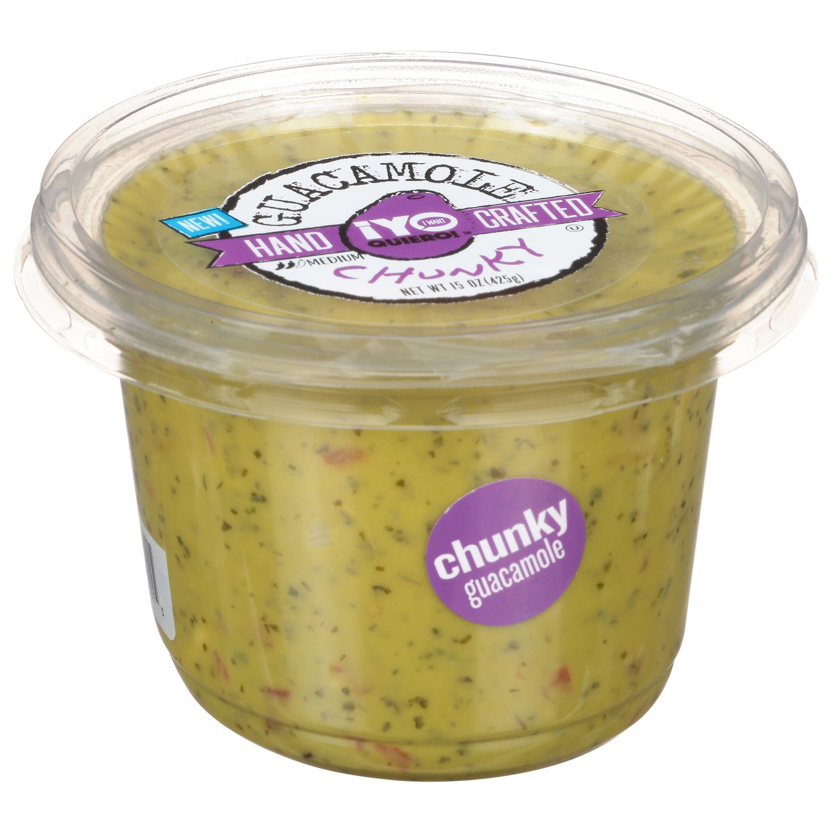 slide 5 of 12, ¡Yo Quiero! Chunky Medium Guacamole 15 oz, 15 oz