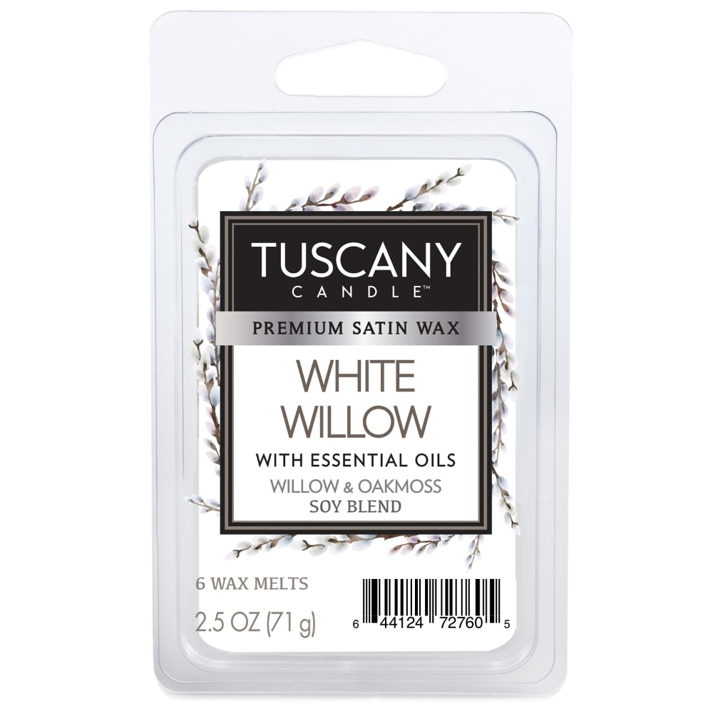 slide 1 of 1, Tuscany Candle White Willow Scent Wax Melts with Essential Oils, 2.5 oz