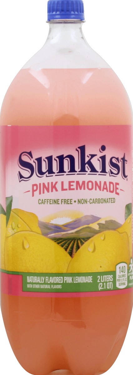 slide 1 of 5, Sunkist Lemonade - 2 liter, 2 liter