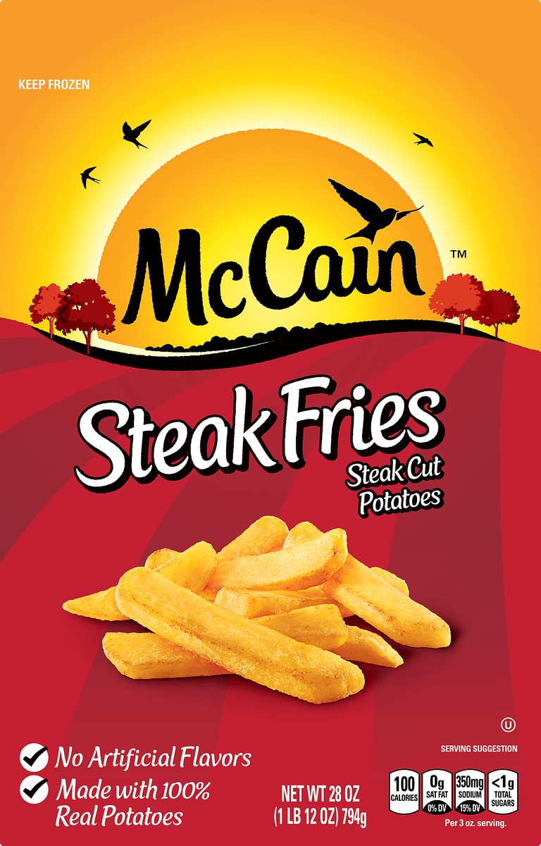 slide 4 of 7, McCain Steak Fries 28 oz, 28 oz