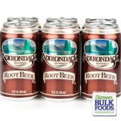 slide 1 of 1, Adirondack Root Beer Soda, 6 ct; 12 fl oz