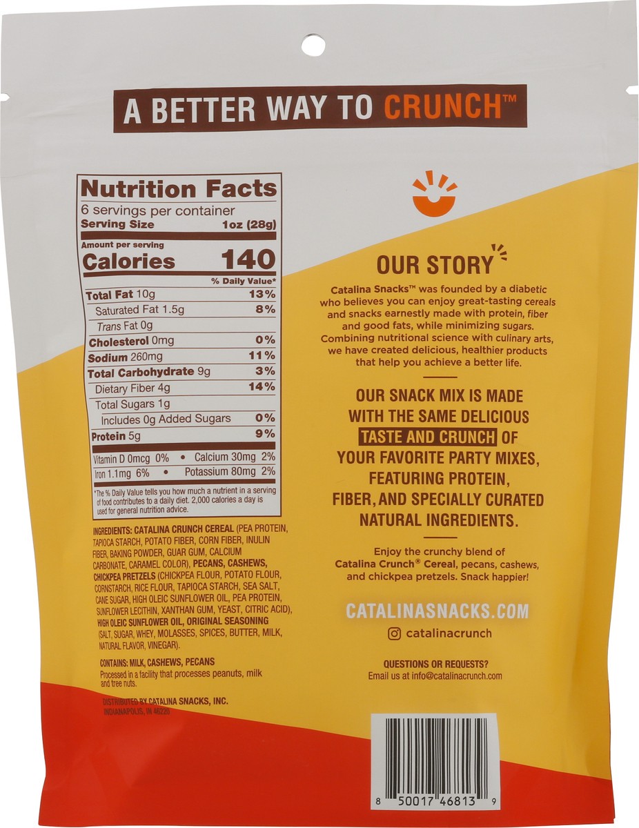 slide 6 of 9, Catalina Crunch Protein Snack Mix, Traditional, 5.25 oz, 5.25 oz